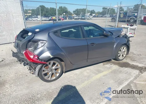 2016 Hyundai Veloster from USA, damaged, VIN KMHTC6AD8GU256295